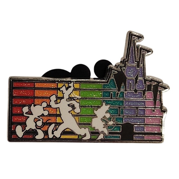 RAINBOW CASTLE MICKEY Disney Pin 00050 Prototype Preproduction Sample LE PP
